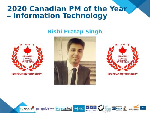 2020 Canadian PM of the Year - IT (Rishi Singh)